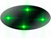 Тропический душ Otler Emerald 52 см круг зеленая подсветка